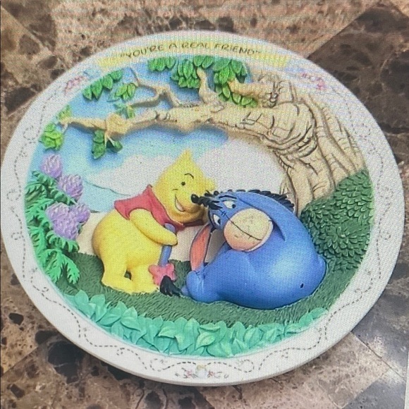 Other - Winnie The Pooh "You're a real friend" limited edition wall plate. Plate #B3684